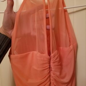 Long Peach dress